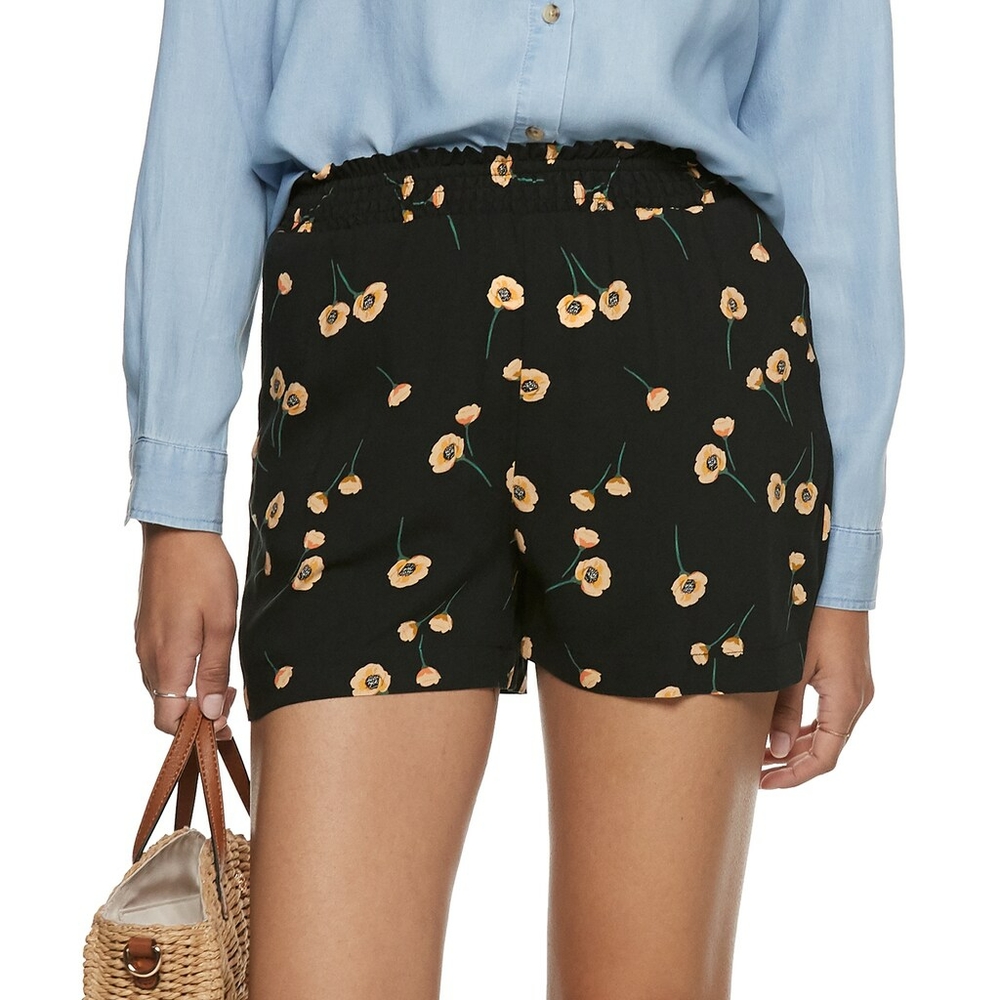 NWT POPSUGAR Printed Pull-On Shorts
